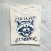 Feral And Spooky Raccoon Halloween T-Shirt
